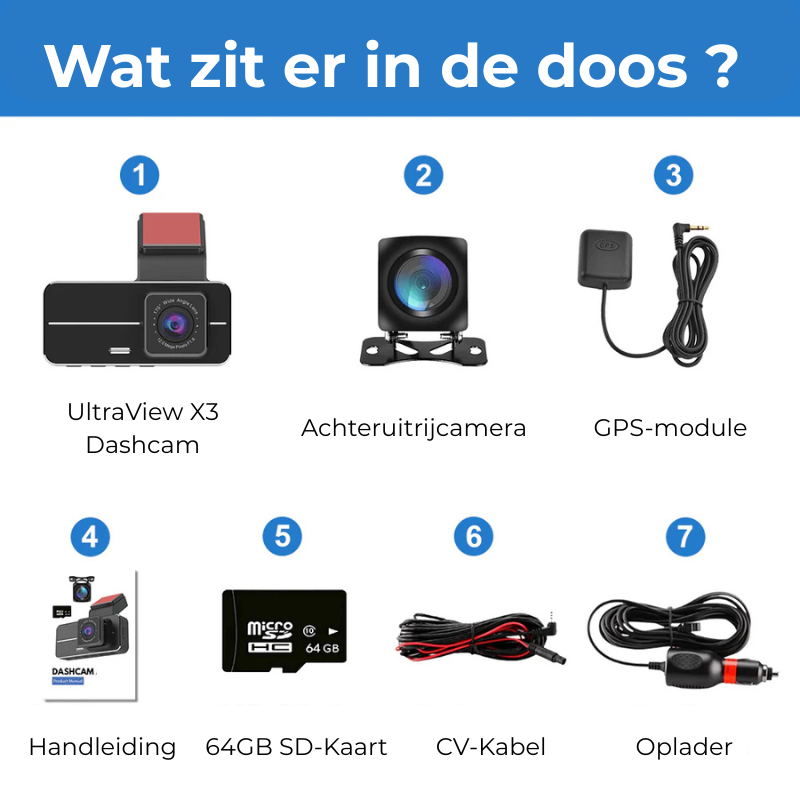 Dashcam UltraView X3